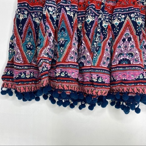 Patrons of Peace Pull on skirt mini dinglebell hem - Picture 2 of 9